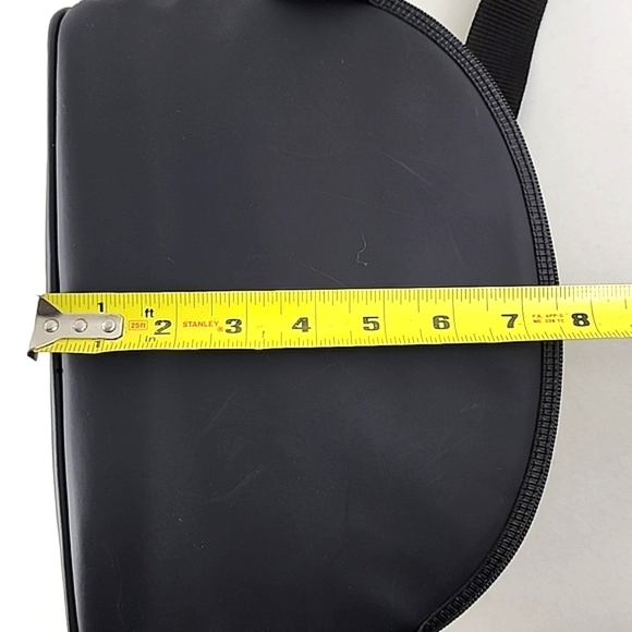 Thermos Yellow Black Crossbody Insulated Lunch  Bag Adjustable Strap - Picture 10 of 12